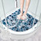 Corner Shower Mat Non Slip: 70 x 70 cm Large Quadrant Shape Shower Mats for Inside Shower - Colorful Loofah Sector Shower Matt Anti Mould Anti Slip