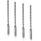 4 brocas SDS Plus, 6 mm x 160 mm, para hormigón, piedra, con 4 brocas de metal duro, ideal para taladrar en piedra, hormigón, piedra natural, pared de ladrillo