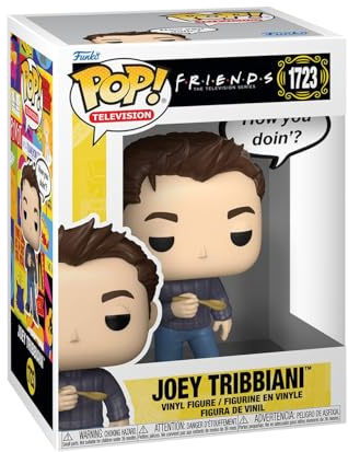 Funko POP! Sayings: Friends - Joey Tribbiani | Official Comedy Merch - Collectable Vinyl Figurine for Shelf Display - Birthday Gift Idea for Fans and Collectors