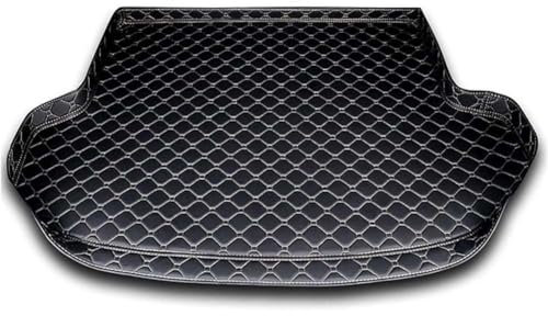 JINLINGNB Kofferraum Schutzmatte Kofferraummatten für Opel Corsa F 2019-2023, Wasserdichtes AntiRutsch Schutzpolster Innenausstattung ZubehöR,C/Black-beige