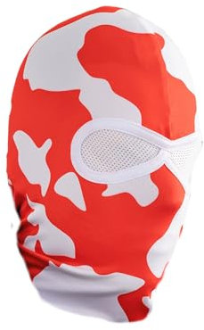 PGWEAR Sturmhaube Camouflage (DE/NL/SE/PL, Alphanumerisch, Einheitsgröße, Rot)