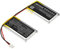 Peakbatt GSP552035 2S Batterie de rechange pour JBL Rock 620 mAh
