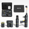 BAYU 4 en 1 Kit Intelligent pour Voiture, Aspirateur de Voiture 8000PA, Nettoyeur à Pression sans Fil 200PSI, gonfleur de pneus 150PSI Compresseur d'air Portable pour Voiture, vélo, Moteur (E)