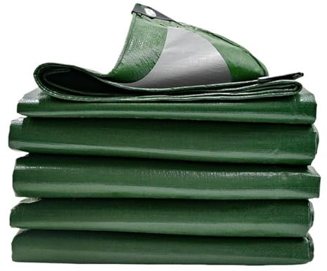 ANQKYO Tarp Wasserdicht Camping-Zelt-Plane, robuste Plane, wasserdicht, regenfest, Sonnenschutz, Camping-Schutz, Außenmarkisen, Baldachin, Schuppen(4x5m)