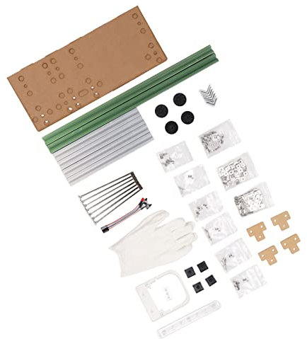 ATX-Halterung für offenes Computergehäuse, Halterung für Motherboards, gute Wärmeableitungsboxen, 4 PCI-Steckplätze, PC-Rahmen, Aluminium-Bank