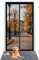 Zanzariera Magnetica Porta Finestra 100 x 300 cm Nessun Attrezzo Richiesto Zanzariera con Magneti Viene Fornito con Kit di Montaggio per Porte da Balcone/Cantine/Terrazze, Nero
