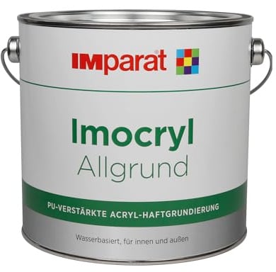 IMparat Imocryl-Allgrund weiß 750 ml Universal Acryl-Haftgrund | PU-verstärkt | innen und außen | für Holz, Zink, Hartkunststoffe uvm. | schnelltrocknend| | hohes Haftvermögen | Profi-Qualität