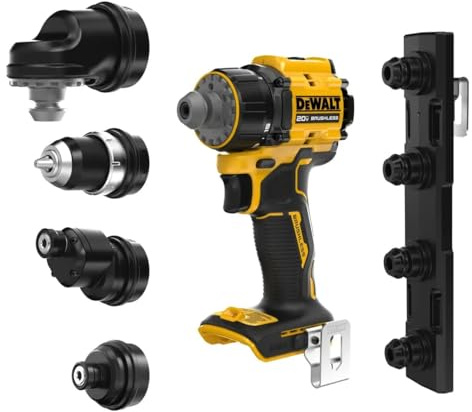DeWALT DCD803B ATOMIC 20V MAX 5-in-1 Brushless Cordless Multi-Head Drill/Driver, Tool Only