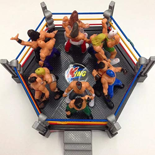 Stylebest Kampfspielzeug für – Lustiges Wrestling-Ring-Set mit Flexiblen Schnüren und Authentischer Sprungkraft für Fantasievolles Spielen, 12 X 15 X 6,1 cm (Grau)