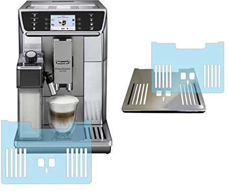 3 x Schutzfolie für DeLonghi PrimaDonna ECAM 650.55 & 656.55.MS Abtropfblech - Tassenablage - Abstellblech - De Longhi