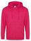 AWDis Just Hoods Men's Zoodie Hoodie, Pink (Hot Pink), Large