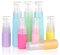 6Pcs Macaron Color Empty Refillable Cream Lotion Pump Bottle Portable Travel Cosmetic Bottles Container Pot for Shower Gel Serums Body Lotion Shampoo Toiletries Liquid Containers (30ML)