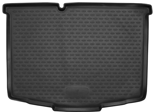 WALSER XTR Kofferraumwanne für Skoda Fabia 3 Schrägheck 2014-2018, 100% passgenaue Antirutschmatte Auto, Gummimatte Auto, Kofferraum Schutzmatte, Anti Rutsch Matte Gummi, Auto Gummimatten