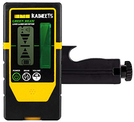 KAIWEETS Ricevitore Laser, per la Livella Laser a Impulsi KT360A, inclusa Base di Fissaggio