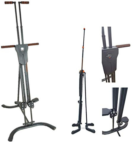 FFitness Vertikaler Climber Stepper AB Climber Vertikal Klettern Cardio Aerobic Fitness Training HIIT