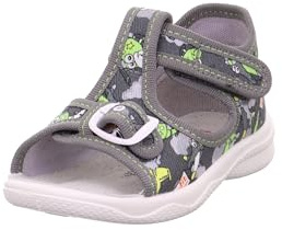 Superfit Jungen Polly Hausschuh, GRAU/GRÜN 2000, 18 EU
