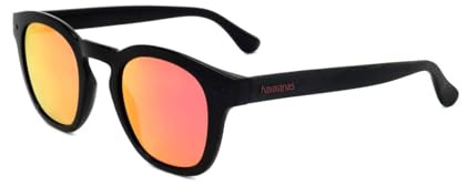 Havaianas Guaruja OIT/UZ BLACK RED Sunglasses Unisex Propionate, Standard, 48