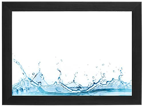 ByMoris Cadre photo 35 x 100 cm en pin noir avec verre acrylique incassable – Toutes les tailles