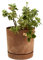 B2C Plant Pots Indoor Outdoor Plastic Marble Concrete Flowerpot Small Medium Large Tubo 5 Colours (40 cm, Terracotta)