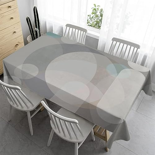 Syhi Qlty Tischdecke Gartentisch Wetterfest 160x160 cm - Kreis 2 Bierzeltgarnitur Tischdecke Outdoor Garten Tischdecken für Draußen Küche Esstisch Geburtstag Party