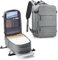 SZLX for Ryanair Cabin Bags 40x20x25 Underseat Carry-ons Bag,Easyjet Cabin Bag Travel Backpack Cabin Size Hand Luggage Bag with Water Bottle Holder Travel Ruscksack Fit 14 Inch Laptop Grey