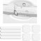 JinRui-T Universal Car Door Handle & Cup Paint Scratch Protector, 8PCS Clear Anti-Scratch Silicone Film