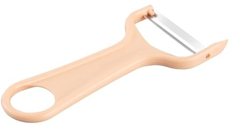 Fackelmann Summer Party Pelador de Verduras, de Fruta con Cuchilla de Acero Inoxidable y Mango de Plástico, Fabricado en Alemania, Apto para Lavavajillas, 14 cm, 1 unidad