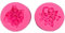 Silikonform für Gipskuchen, Hortensien, Kugeln, Zubehör, Haushalt, Kuchen, Geschenk, Fondant, Blume, 2 Stück