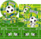 Vajilla para Fiesta de Fútbol, 41 Piezas Futbol Vajilla Cumpleaños,Vajilla de Fútbol para Fiesta de Cumpleaños,Fútbol Vajilla de Fiesta Kit Incluye Platos, Servilleta y Mantel