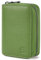 GADIEMKENSD Large Capacity Credit Card Holder RFID Blocking Wallet Genuine Leather Travel Business Purses with 24 Slots for Debit, Oyster, ID Cards, Money, Coin - Apple Green