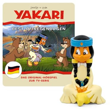 tonies Hörfigur für Toniebox, Yakari – Best of Regenbogen, Hörspiel mit 4 Geschichten für Kinder ab 4 Jahren, Spielzeit ca. 49 Minuten