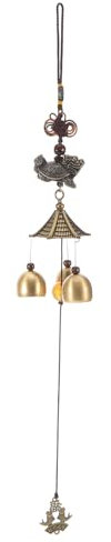 Sosoport Windspiel Hängend Für Garten Kleines Windspiel Dekoratives Glockenspiel-Ornament Anhänger Für Draußen Vintage-windspielglocke Zum Basteln