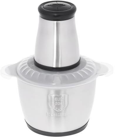 HarBin-Star Tritatutto elettrico da 3 l, 300 W, 2 livelli di velocità, tritatutto multiplo con 4 lame in acciaio inox, per cucine ristoranti macellerie