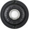 Front Door Bell Push Button Waterproof Iron Round Replacement with LED Light Classic Wall-Mounted Design Black 2 Inches