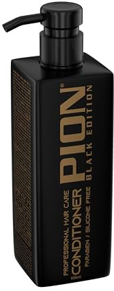 Pion Conditioner Black Edition – Frei von Parabenen und Silikonen für eine Tiefenpflege und Glanz (500 ml (1er Pack))