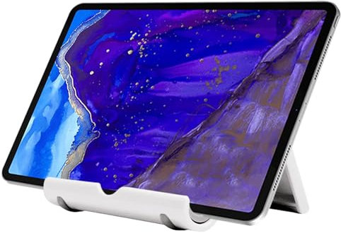 Genérico Desktop Phone Holder Stand, Tablet Stand for Desk, Mobile Phone Stand Holder, Folding Phone Desk Stand, Tablet Holder for Desktop, Cell Phone Holder for Desk, Smartphone Stand for Table