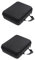OSALADI 2pcs Suitcase Radio Accessories Case CD Cases Travel Intercom Vial Holder VHF Radio Carrying Essential Oil Case Organizer Handy Radio Case Kit CD Case Holder Wired Black Nylon