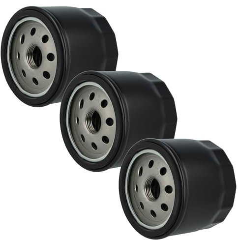 vhbw 3x filtro dell'olio sostituisce Kohler 12 050 08, 12 050 01-S, 12 050 01, 1205001-S, 12-050-01-S per tagliaerba a benzina