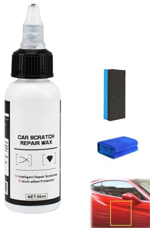 Ultimativer Farbwiederhersteller Auto V Vaxy,Kratzer Entferner Flüssigglas Auto Kratzer Reparieren & Polieren Lackieren Restaurer Liquid,Car Scratch Repair Wax,Auto Kratzer Entferner Polieren Kit (1)
