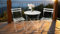 Generisch Outdoor Sitzgruppe 613-402088 Bistro-Set 3-TLG. Weiß Klapptisch Rund mit 2 Klappstühlen Balkon Garnitur 3-teilig zusammenklappbar Garten Sitzgruppe 3-Teilig Camping Möbelgruppe