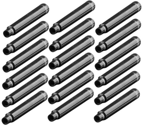 Homoyoyo 100pcs Fountain Pen Ink Cartridges Erasable Ink Refills for Writing Calligraphy Pens