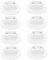 SHINEOFI 8Pcs Rd to Socket Converter Versatile Light Bulb Adapter for Lamps Easy Installation Reliable Lamp Socket Adapter for Quick Upgrades