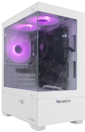 DeepGaming Spectre PC Gaming AMD Ryzen 5 5600G, 32GB RAM DDR4, Grafica AMD Radeon Vega 7, 500GB SSD M.2, WiFi + Bluetooth 5.2, Windows 11 Pro. Computer Gaming, PC Gamer Bianco