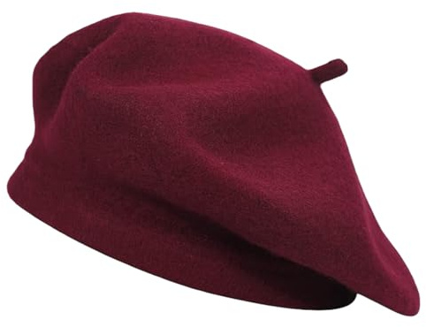 AWAVM Baskenmütze, 2 Stück, französische Mischung, für Damen und Herren, Vintage, französisch, Winter, Herbst, Damen, klassisch, einfarbig, elegant, weich, dehnbar
