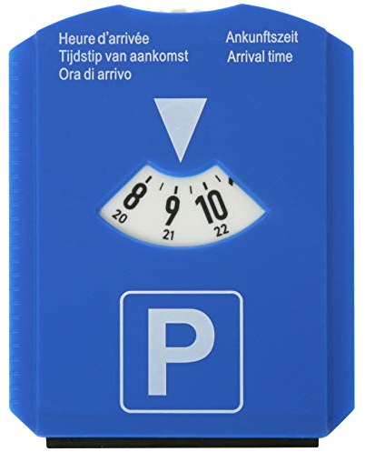 50 Stück Parkscheibe PVC mit Druck 4-farbig mit Logo Werbung