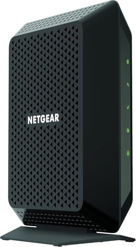 NETGEAR Cavo modem DOCSIS 3.0 (CM700-1AZNAS) compatibile con tutti i principali provider di cavi tra cui Xfinity, Spectrum, Cox, per piani di cavi fino a 800 Mbps