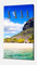 wandmotiv24 Porte-Manteau Mural Le Morne Brabant Montagne, Maurice Portrait - 55x100 (W x H) - Toile Porte-Manteau Mural, y Compris patères, patères, Set M0897