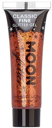 Moon Glitter - Gel mit klassischem feinem Glitter - 12ml - Kupfer-Bronze - Glitzer Gesichtsfarbe