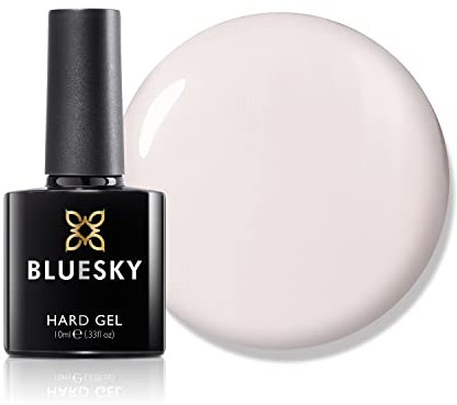 Bluesky Hard Gel, Builder and Strengthener for Hard, Strong Nails, Extensions and Growth, Pink, 10 ml (Requires Curing Under LED or UV Lamp)