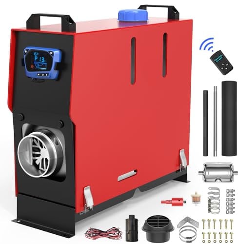 IMAYCC Diesel Heater 8KW All-in-One Diesel Air Heater 12V with LCD Switch & Remote Control Temperature for Trucks Car Boat Caravan SUV RV Diesel Heater Used for Car Boats Truck Motorhome